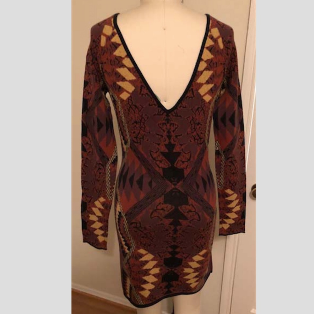FREE PEOPLE ENGINEERED INTARSIA DRESS - Picture 2 of 2